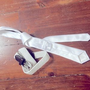 White tie and belt first holy communion